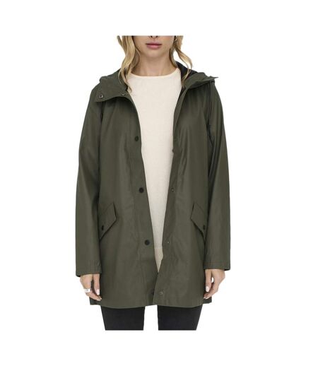 Veste imperméable kaki femme only elisa - s