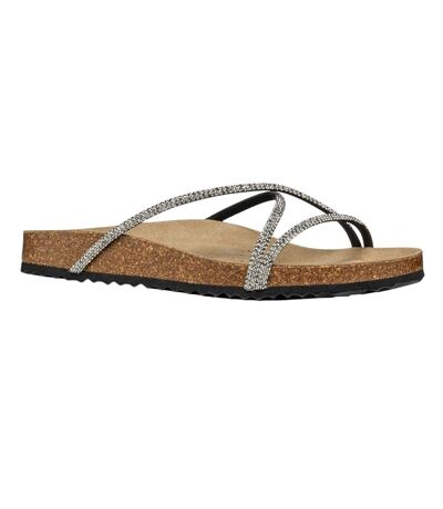 Sandales D Brionia R Femme Noir Argenté Geox