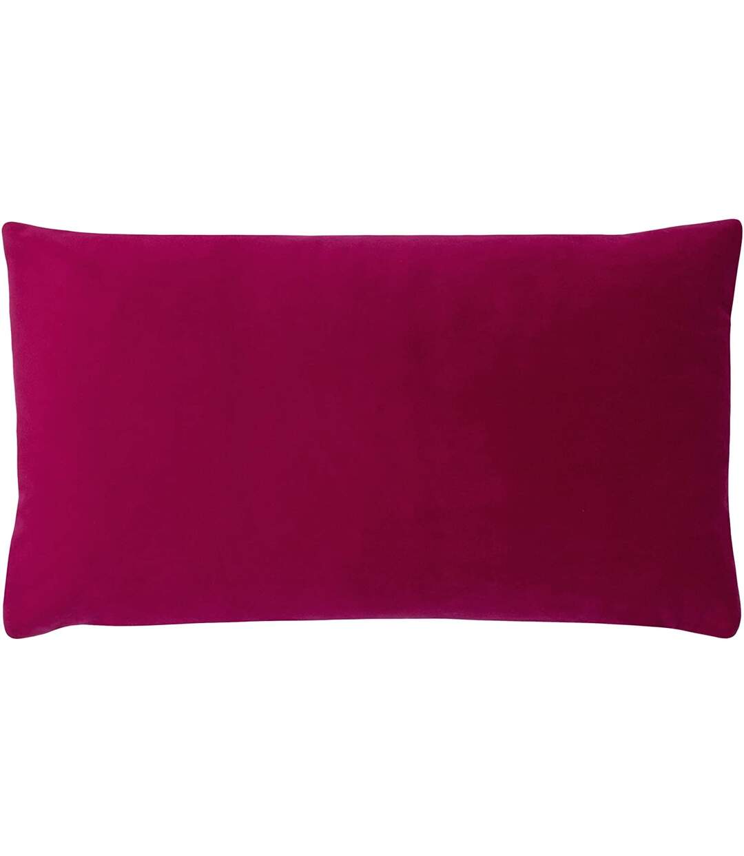 Sunningdale velvet rectangular cushion cover 30cm x 50cm cerise Evans Lichfield