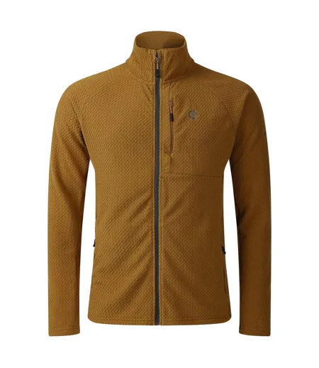 Veste Polaire À Col Montant Switch Out Pro Homme Marron Jaune Dare 2B