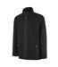 Mens storm cuff golf waterproof jacket black Island Green-1