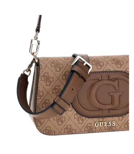 Sac à main marron femme guess stone - taille unique