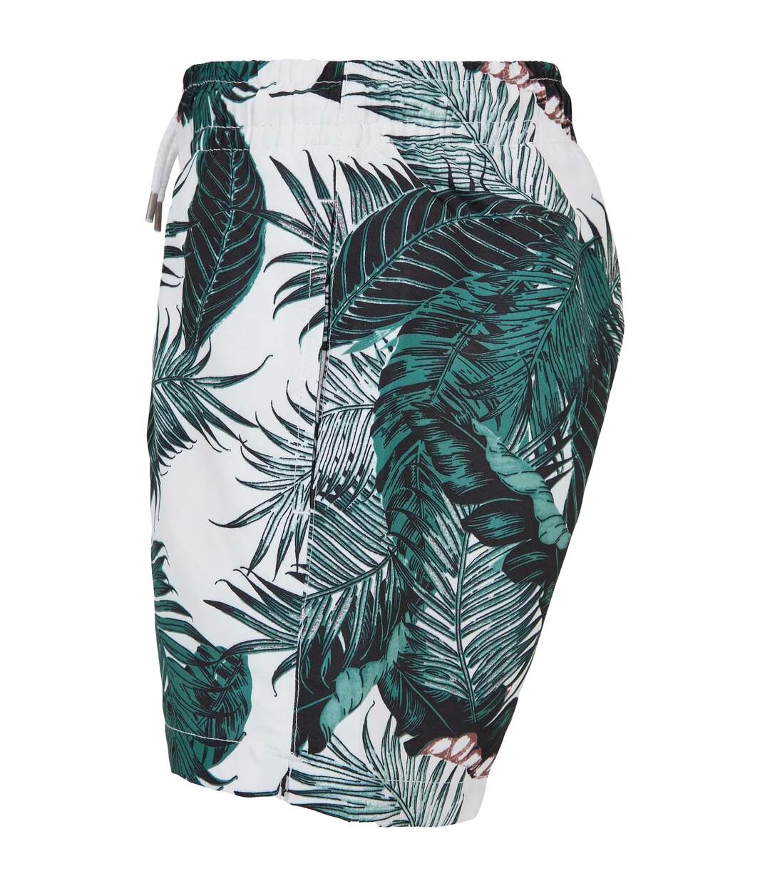 Short De Bain Mens Palm Leaf Olive Urban Classics-3