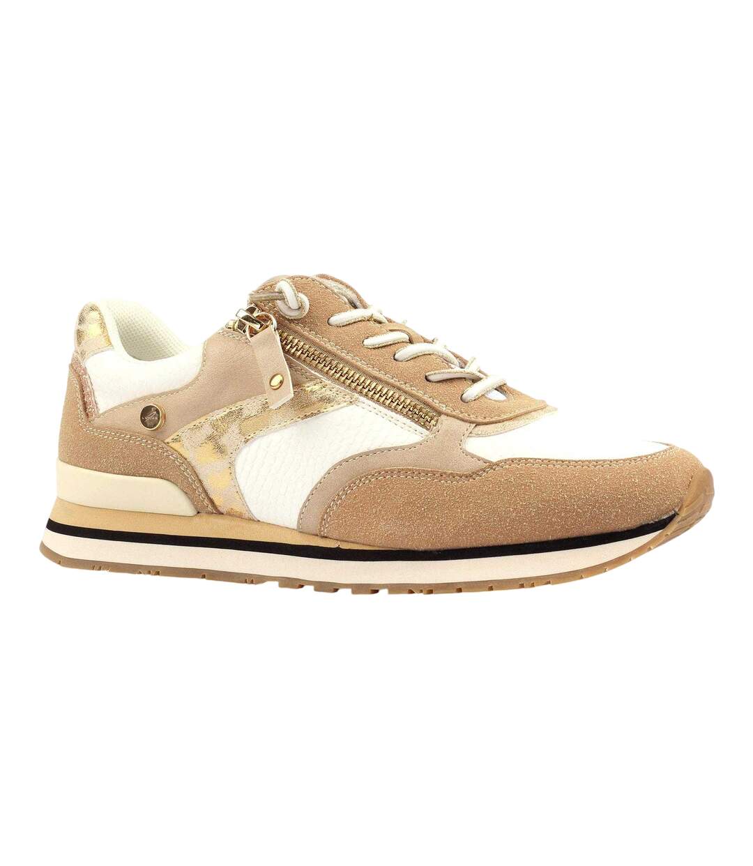 Baskets Lindy Femme Beige Lunar-1