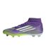 Mens League Print Firm Ground Football Boots Purple White Adidas-3