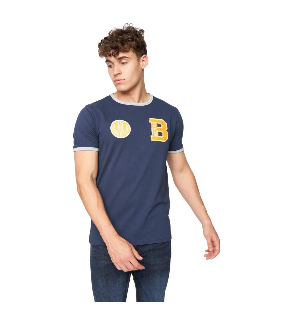 T-shirt ralphio homme bleu marine Bench