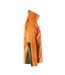 Mens Accelerate Safe Soft Shell Jacket Hi Vis Orange Moss Green Mascot-4
