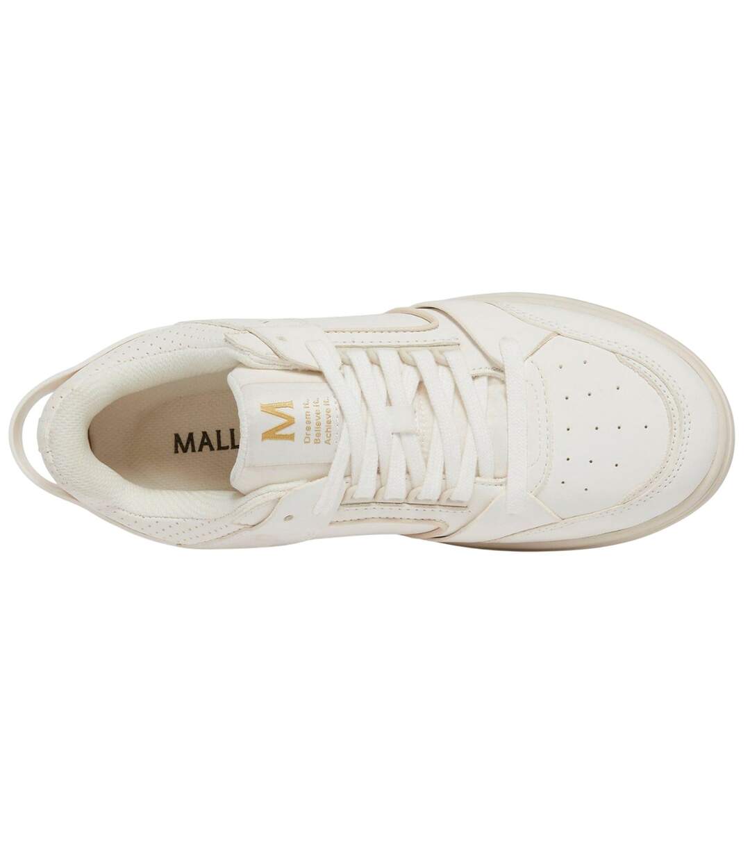 Baskets Compton Femme Blanc Mallet-3