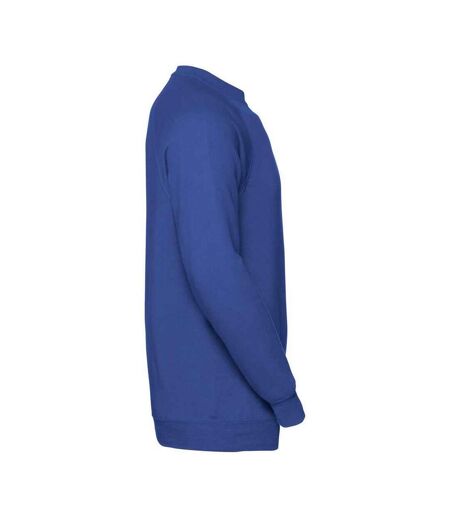 Mens Spotshield Raglan Sweatshirt Bright Royal Blue Russell