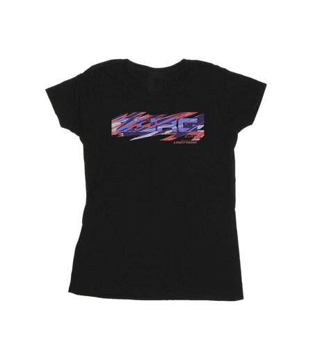 Disney Femme/Ladies Lightyear Zurg Graphic Title Cotton T-Shirt (Noir) - UTBI29096