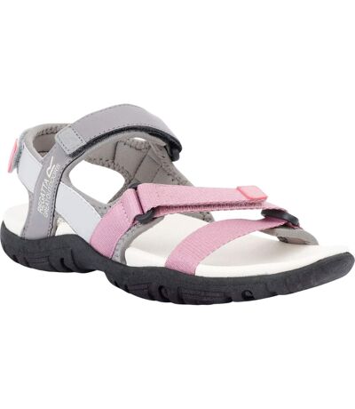 Womens/ladies Santa Clara Ii Sandals Grey Lilas Regatta