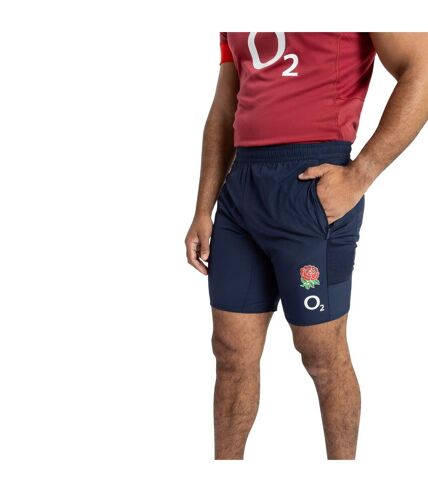 Umbro Mens 23/24 England Rugby Gym Shorts (Navy Blazer)