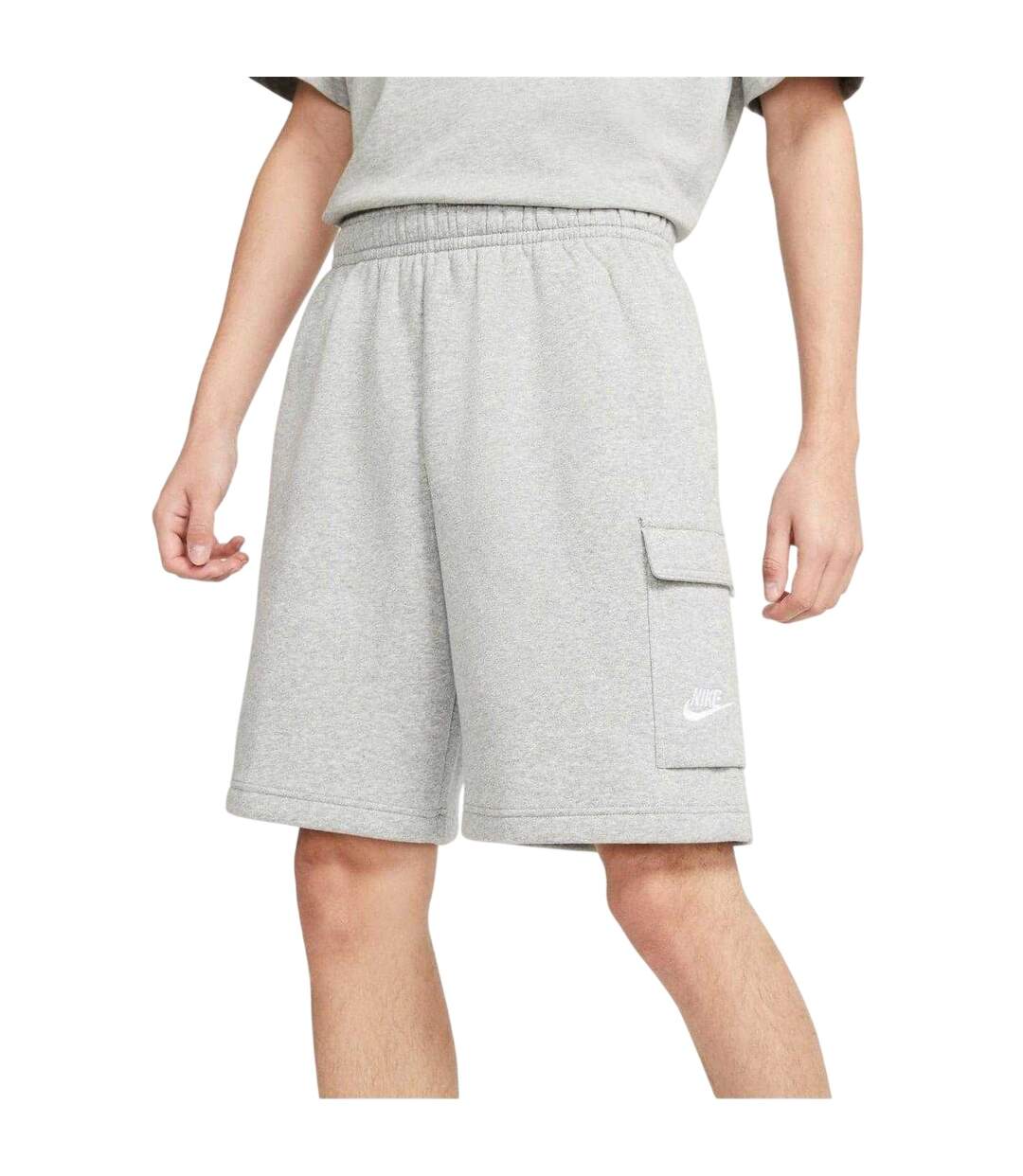 Short À Poches Sportswear Club Homme Gris Chiné Nike-1