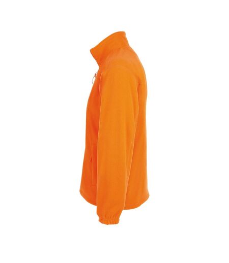 SOLS Mens North Full Zip Outdoor Fleece Jacket (Orange)