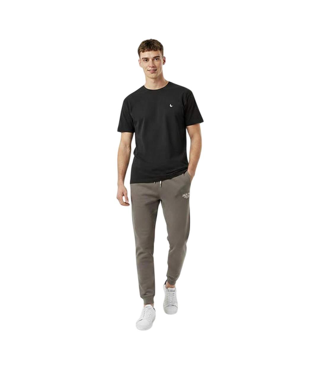 Pantalon De Jogging Motif/style Logo Haydor Homme Ardoise Jack Wills-1