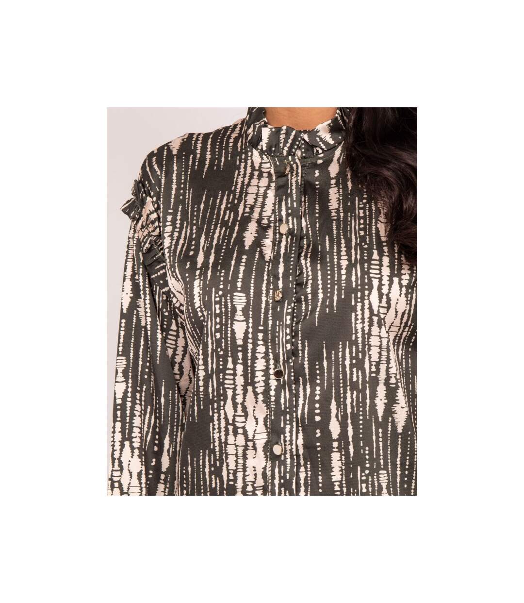 Chemise motifs satin OBONE - Dona X Lisa-3