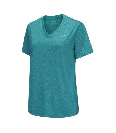 T-shirt Motif/style Uni Femme Bleu Sarcelle USA Pro
