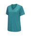 T-shirt Motif/style Uni Femme Bleu Sarcelle USA Pro-3