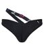Womens/ladies Logo Swim Briefs Black Puma-2