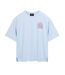 T-Shirt bleu femme teddy smith flowa-1