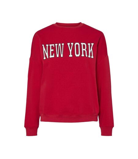 Sweat rouge femme pieces sasie