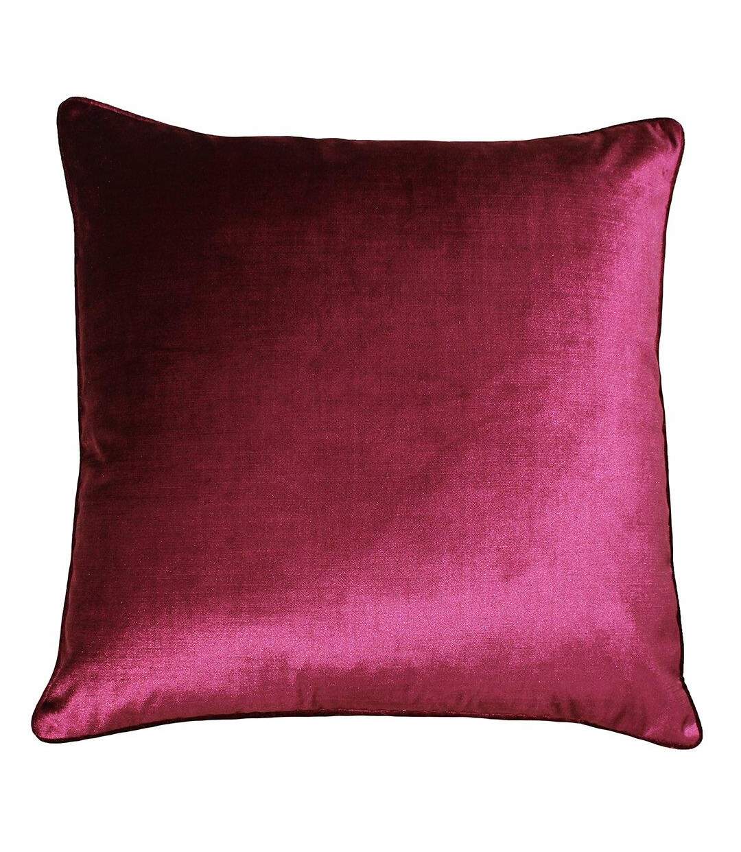 Riva Paoletti Luxe Velvet Cushion Cover (Cranberry) - UTRV1282