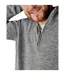 Mens Lambswool Zip Neck Jumper Grey Marl WoolOvers-3
