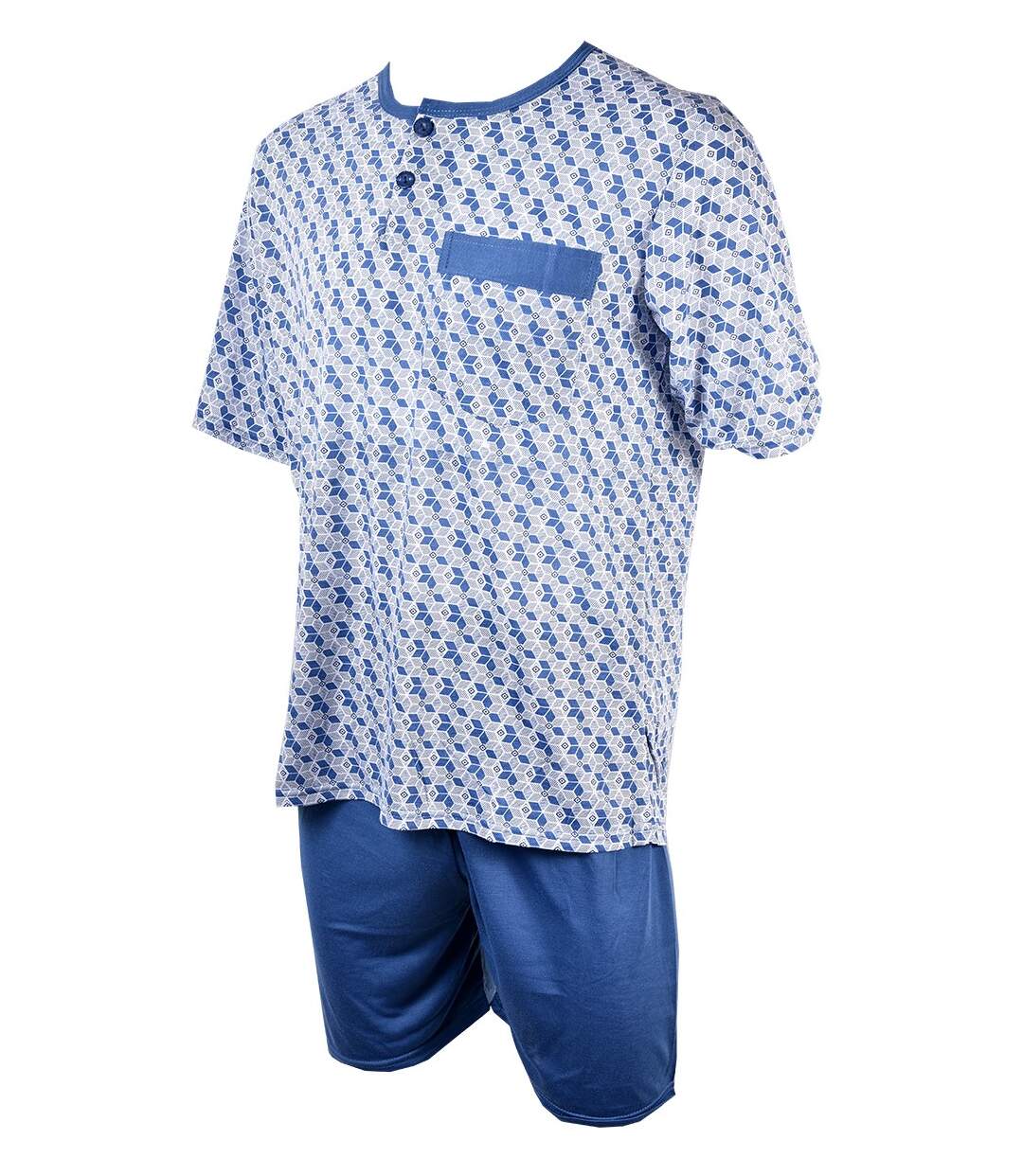 Pyjama Court Homme ECO HOMEWEAR 2946 MARINE-2