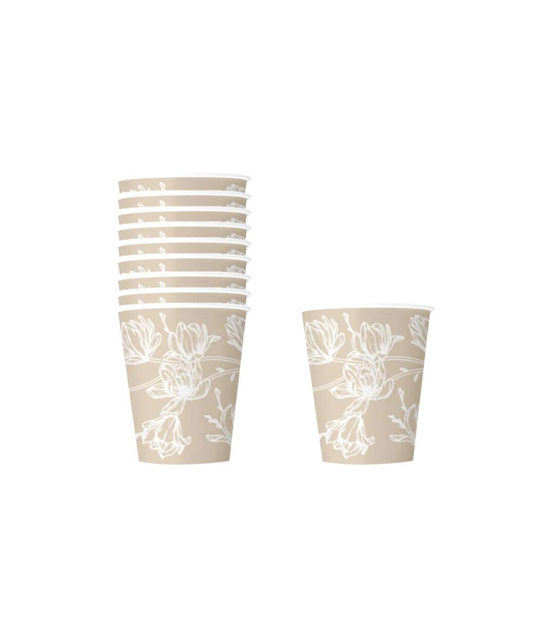 Lot de 10 Gobelets en Carton Cerisier 23cl Lin-1