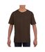 T-shirt manches courtes softstyle homme chocolat foncé Gildan-1