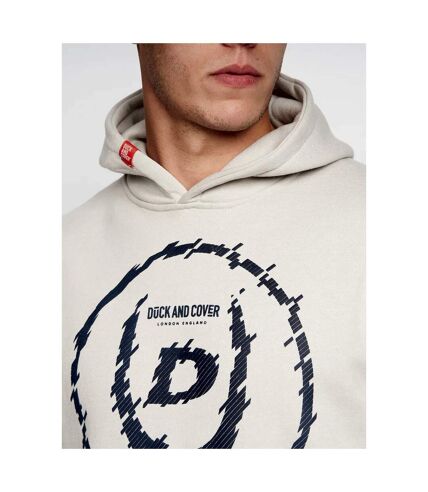Duck and Cover Mens Spoures Hoodie (Off White)