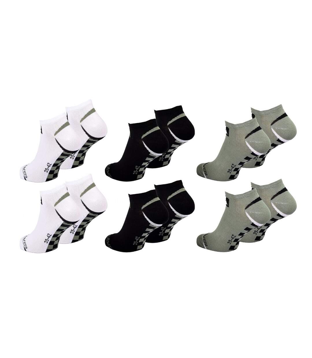Chaussettes QUIKSILVER SNEAKER - Pack de 6-3