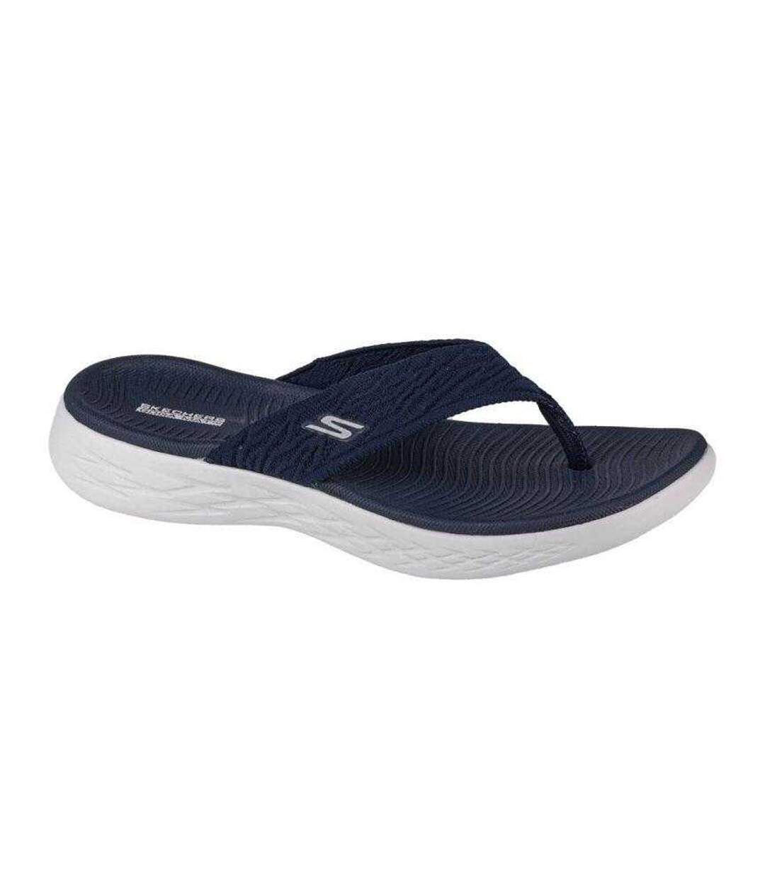 Tongs On The Go Sunny Femme Bleu Marine Foncé Skechers-1