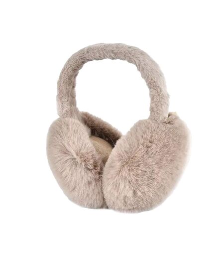 Cache oreilles taupe stella green fourrure cosy - taille unique