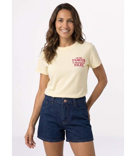 T-shirt manches courtes Amour et Soleil
