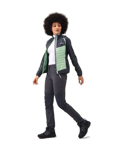 Veste Hybride Steren Femme Gris Phoque Menthe Douce Regatta