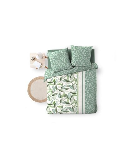 Parure de Lit 3 Pièces Eleonore 240x220cm Vert