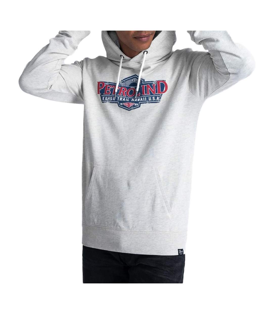 Sweat à Capuche Écru Homme Petrol Industries Hooded 1040 - 3XL-1