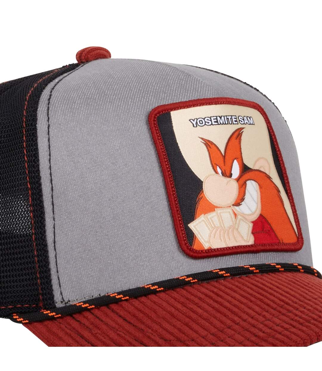 Casquette homme trucker en denim et velours Looney  Tunes Yosemite Sa Capslab-3