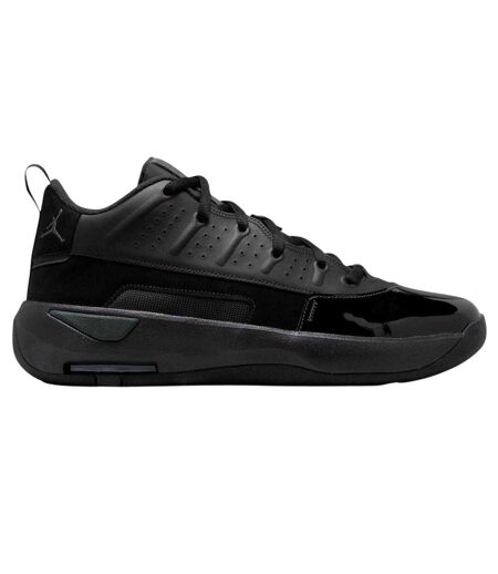 Mens Air Jordan Max Aura 7 Leather Basketball Shoes Black Grey Nike