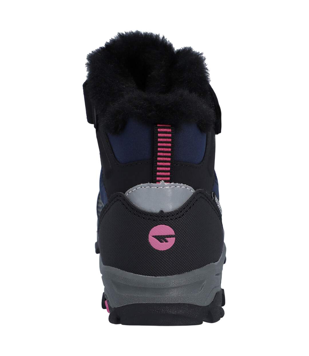 Chaussures Montantes De Marche Jackdaw Enfant Bleu Marine Gris Foncé Magenta Hi-Tec-2