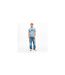 Mens Block Logo Short-sleeved T-shirt Silver Green C.P. Company-1