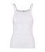 Débardeur Pour Femmes/femmes Blanc Build Your Brand-1