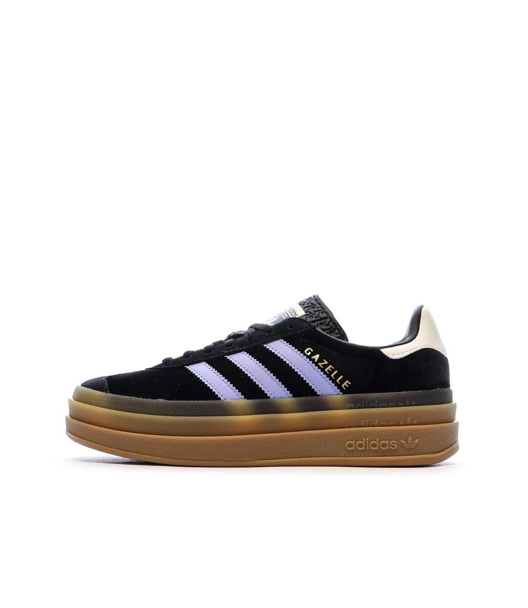 Gazelle bold j baskets noir femme adidas-1