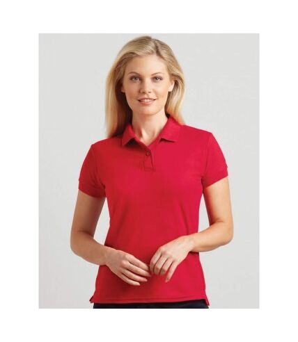 B&C Safran Pure Ladies Short Sleeve Polo Shirt (Red)