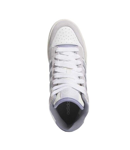 Baskets Rapid Court Femme Blanc Lilas Adidas