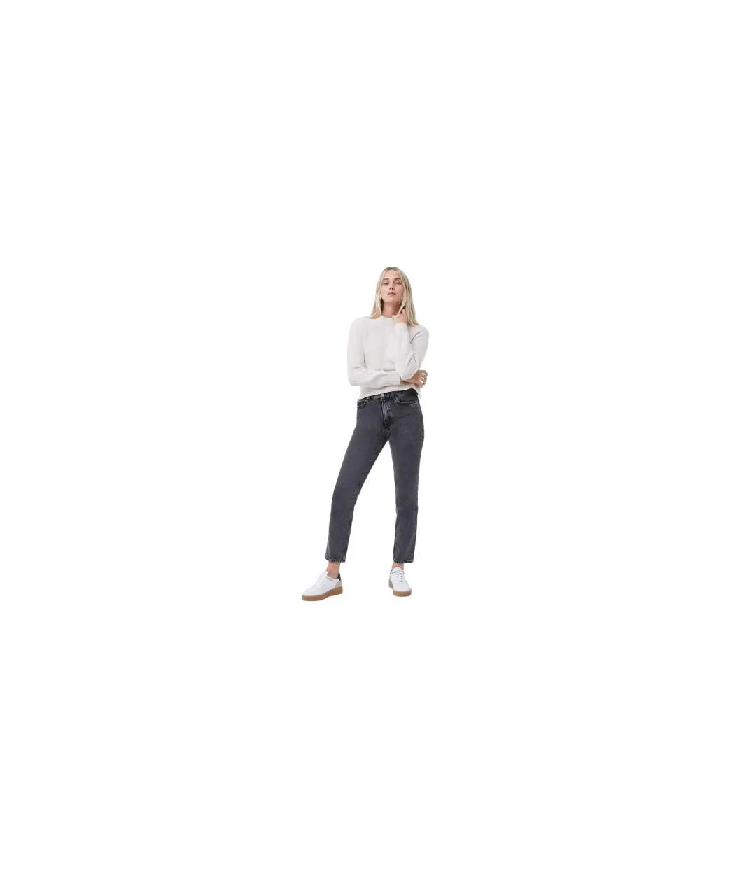 Pull Mozart Femme Blanc French Connection-1