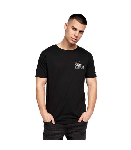 T-shirts baxley homme rouge / noir Crosshatch Crosshatch