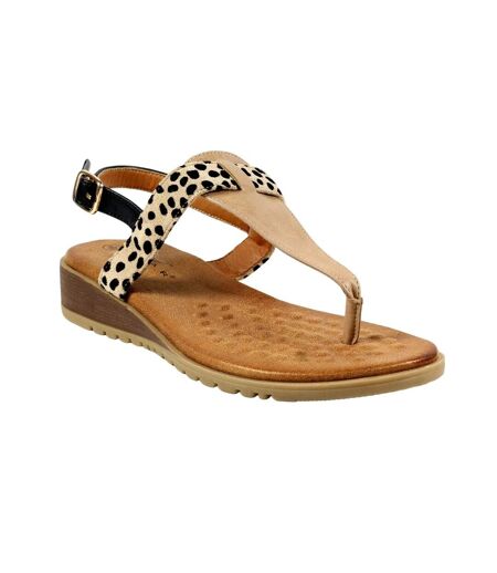 Sandales Gina Femme Beige Lunar