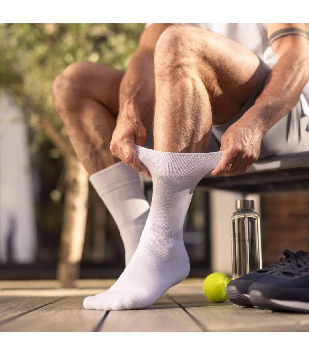 Gentle Grip- Lot De 3 Chaussettes Homme Bambou Respirantes Confort-3